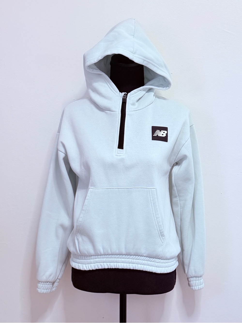 New Balance Light Blue Half-Zip Hoodie Sz 14/16 Youth